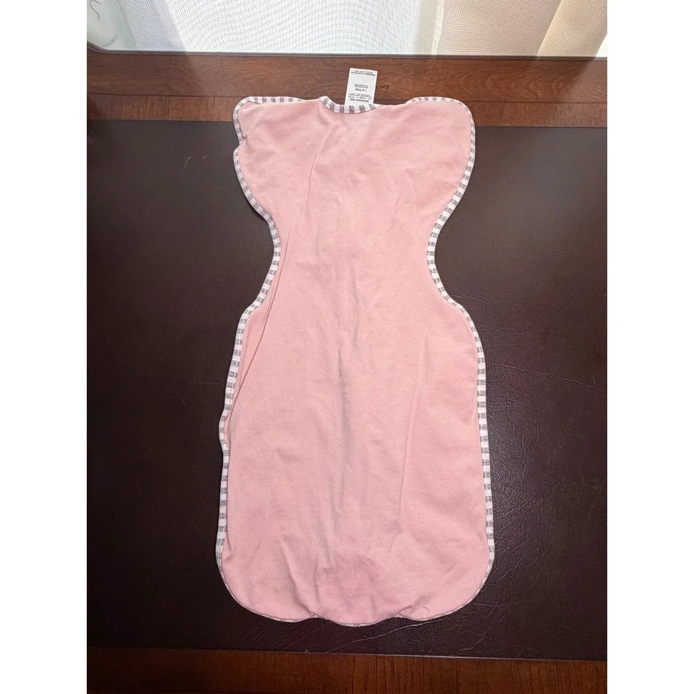 Love To Dream Swaddle UP Newborn Pink Stretch Cotton 1.0 TOG Sleep Sack
